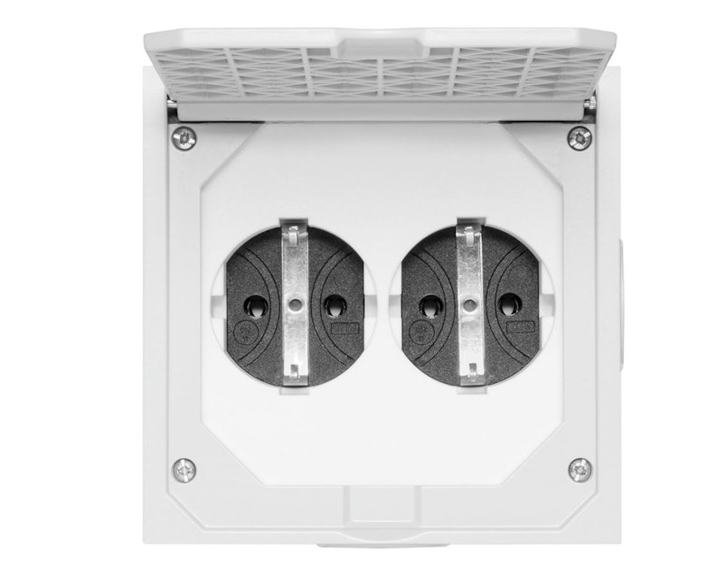 ABL SURSUM FLOOR OUTLET GREY 25 Socket Outlets Onninen